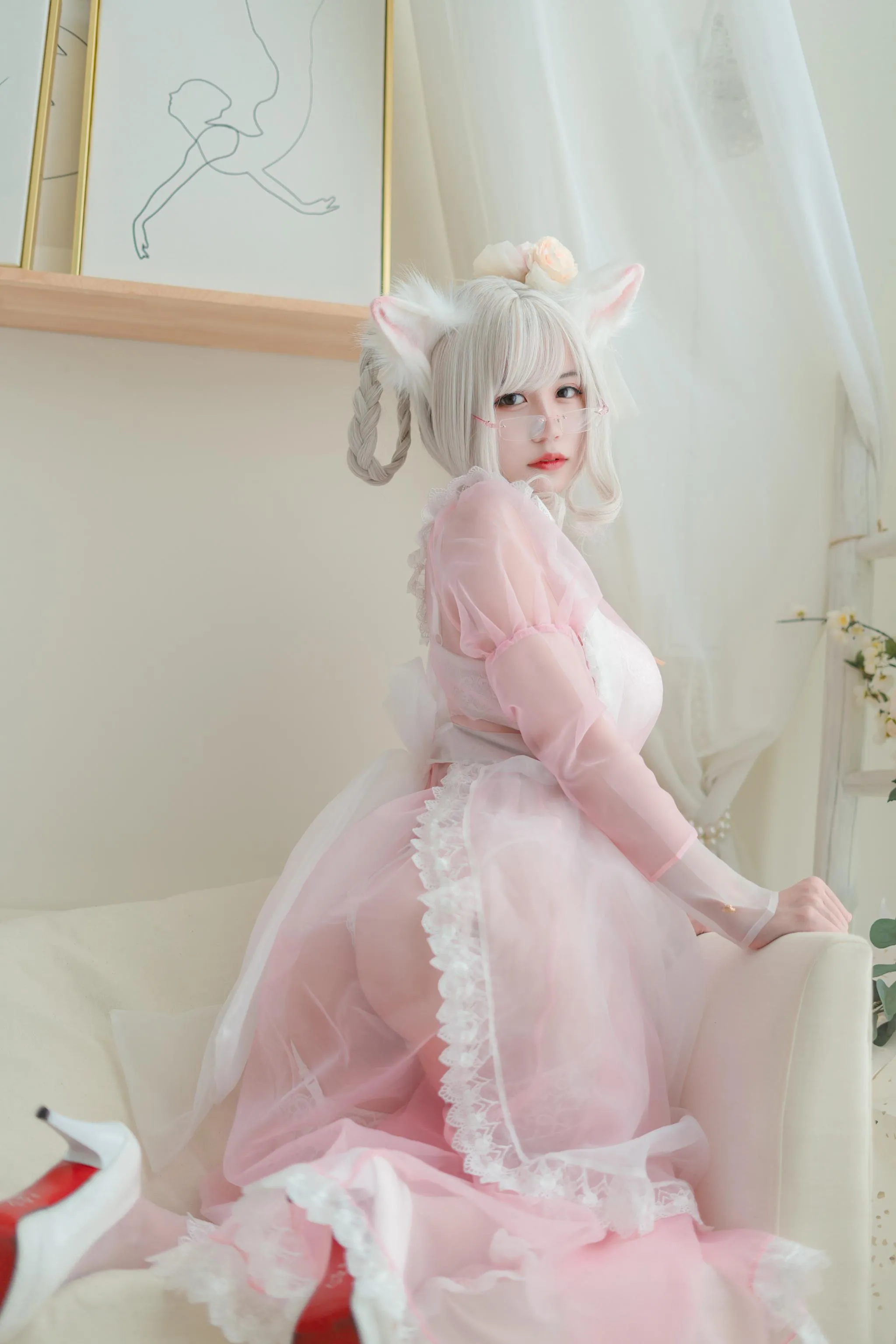 小仓千代w – NO.08 透明女仆粉色 [24P]插图4